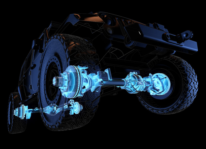 Ultimate Dana 60 Axle 3D Model