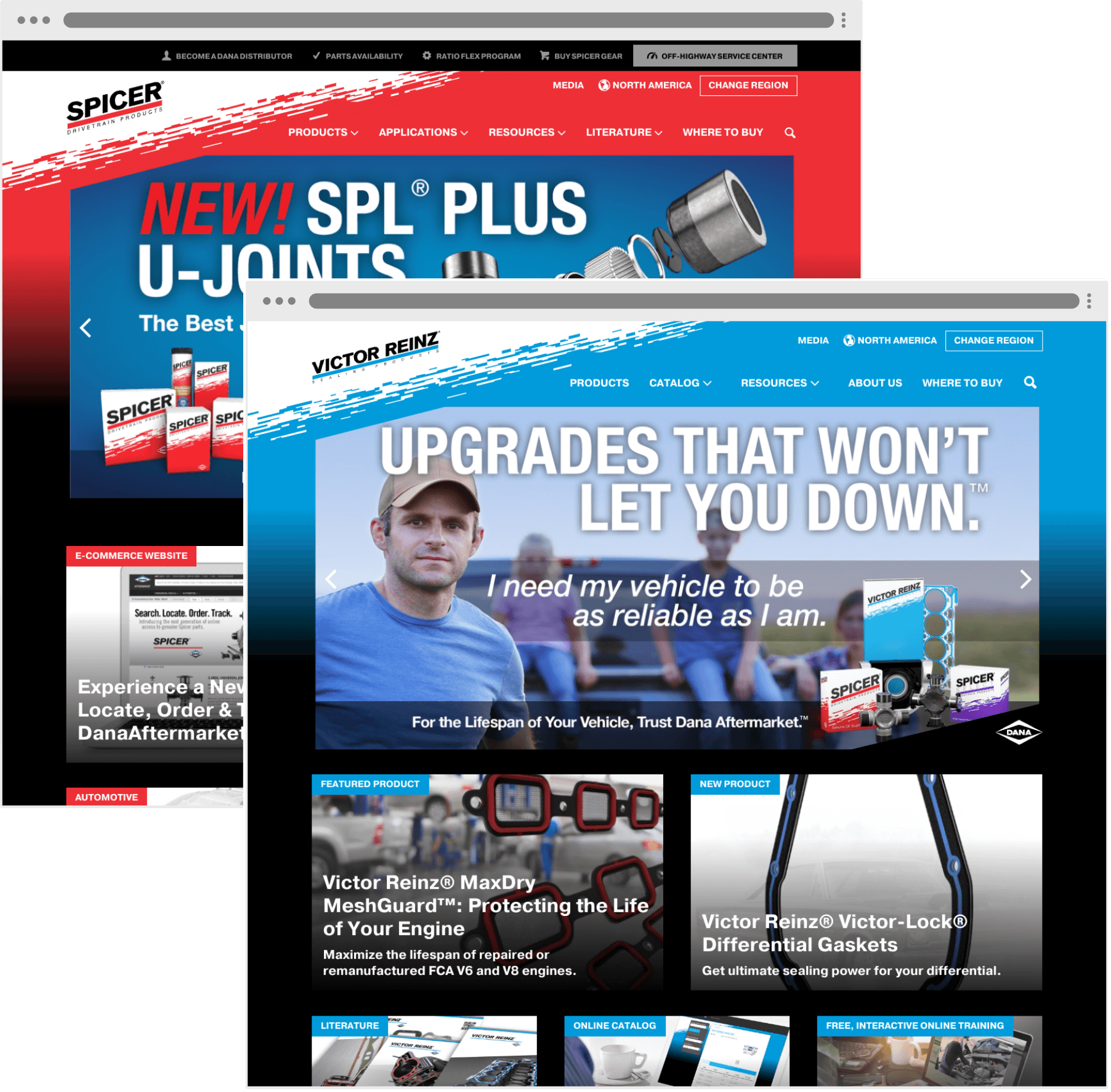 Dana Aftermarket Websites